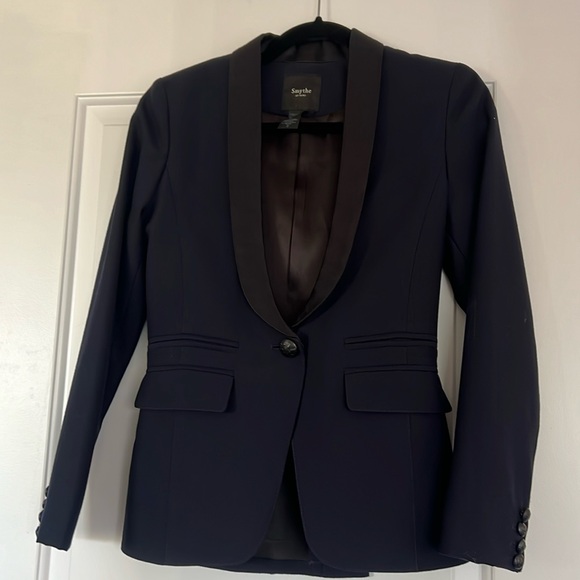 Smythe Jackets & Blazers - Smythe blazer navy with black lapel
